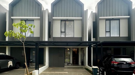 Rumah Brand New Fully Furnished 3 KT Vazza Living Graha Bintaro - 2 Carport & Smart Door Lock