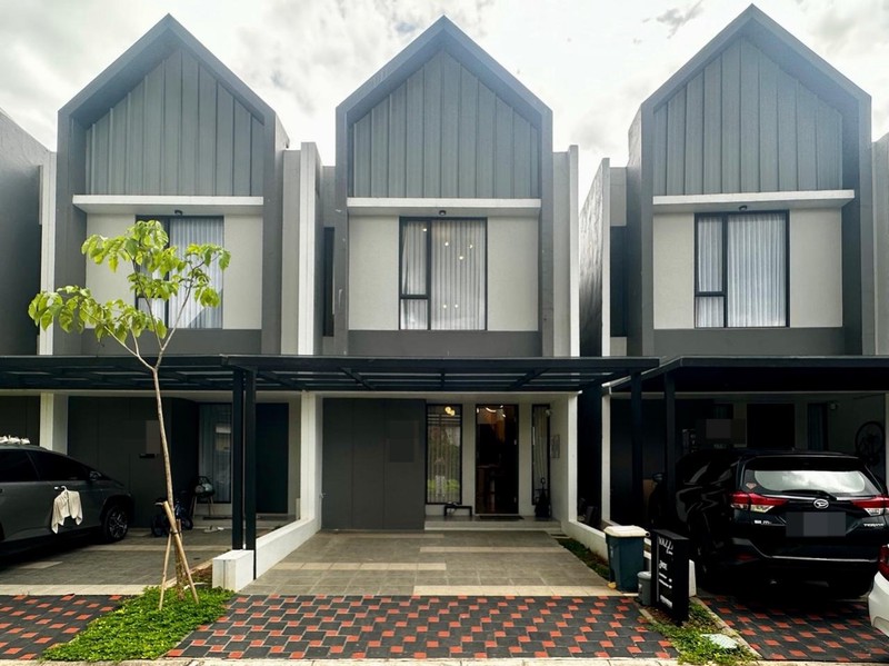 Rumah Brand New Fully Furnished 3 KT Vazza Living Graha Bintaro - 2 Carport & Smart Door Lock
