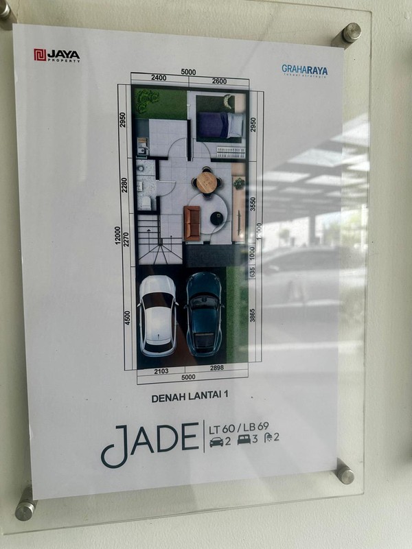 Rumah Brand New Fully Furnished 3 KT Vazza Living Graha Bintaro - 2 Carport & Smart Door Lock