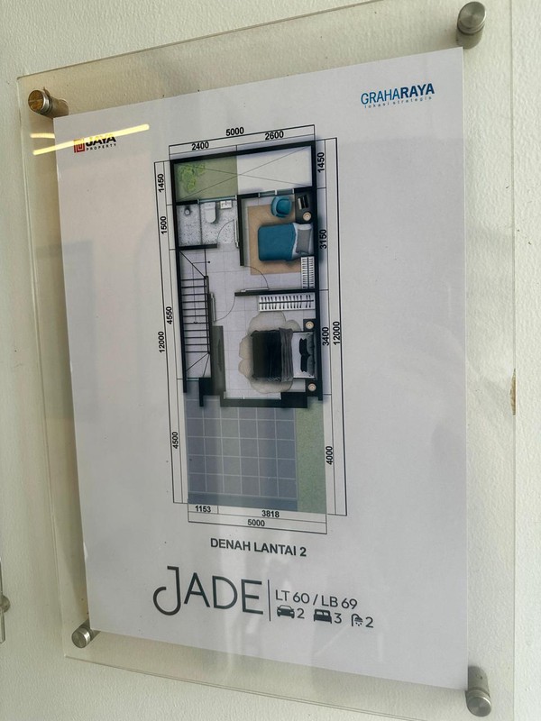 Rumah Brand New Fully Furnished 3 KT Vazza Living Graha Bintaro - 2 Carport & Smart Door Lock