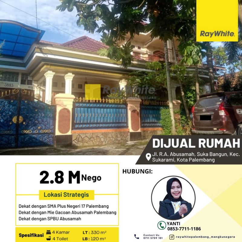 RUMAH JUAL PALEMBANG KOTA 