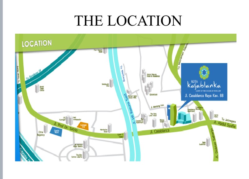 Disewakan Office Unit lantai tinggi di 88Office Kasablanka