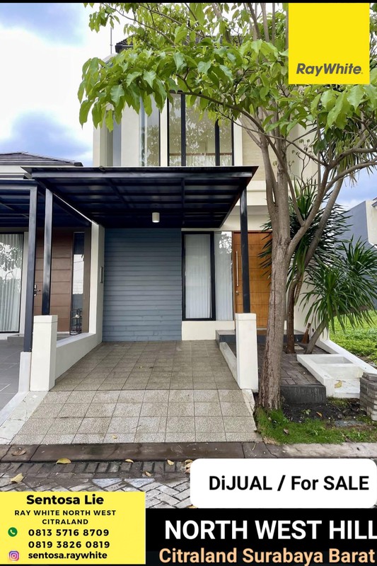 1 Milyaran.dijual Rumah North West Hill Citraland Surabaya Modern 2 Lantai Special 2 Kamar Tidur