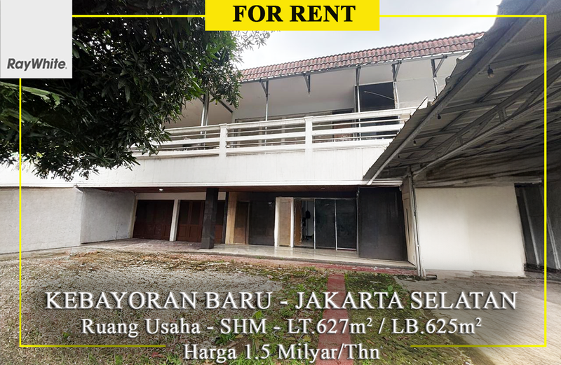 FOR RENT Ruang Usaha Jalan Sisingamangaraja Kebayoran Baru Jakarta Selatan