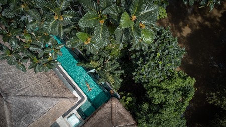 Leasehold - Peaceful Riverfront Sanctuary Surrounded by Lush Tropical Jungle in Cepaka, Bali