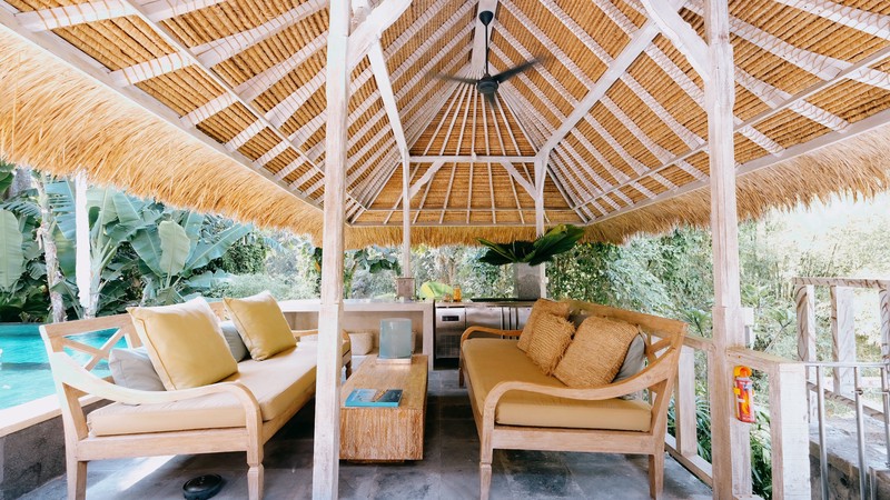 Leasehold - Peaceful Riverfront Sanctuary Surrounded by Lush Tropical Jungle in Cepaka, Bali