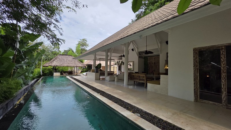 Leasehold - Peaceful Riverfront Sanctuary Surrounded by Lush Tropical Jungle in Cepaka, Bali