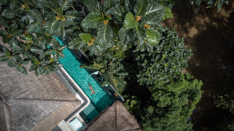 Leasehold - Peaceful Riverfront Sanctuary Surrounded by Lush Tropical Jungle in Cepaka, Bali