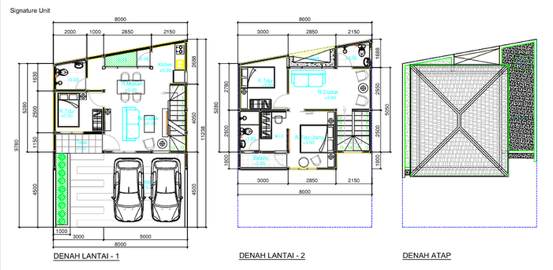 Rumah Baru Siap Huni di Bintaro 5 Menit Cluster Kuricang KRL Pondok Ranji 2 Lantai