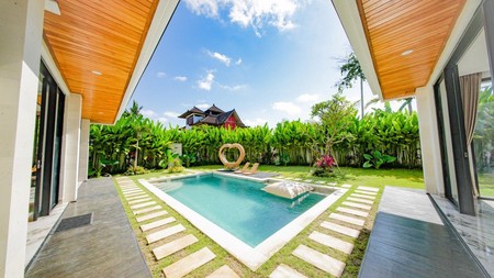 Leasehold - Ubud Hideaway Rooftop Garden Villa with Stunning Mount Agung Views, Bali