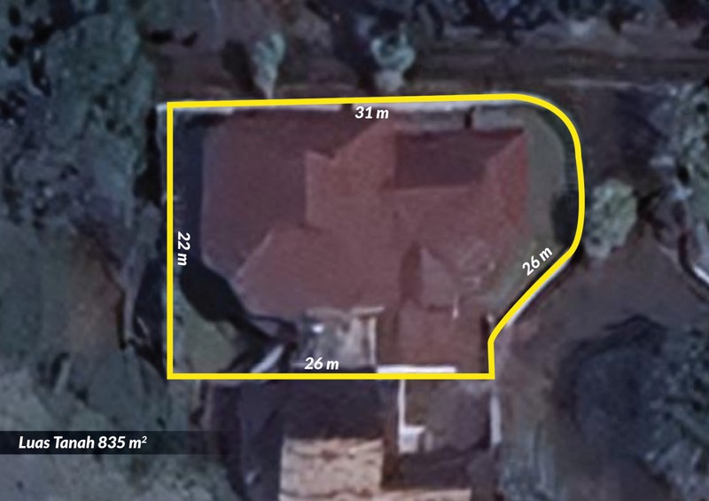 Bintaro Sektor 1 Rumah Luas 835 Taman Luas Siap Huni