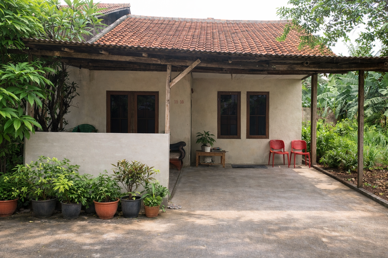 Rumah tua hitung tanah di Bumi Puspitek Asri BSD City