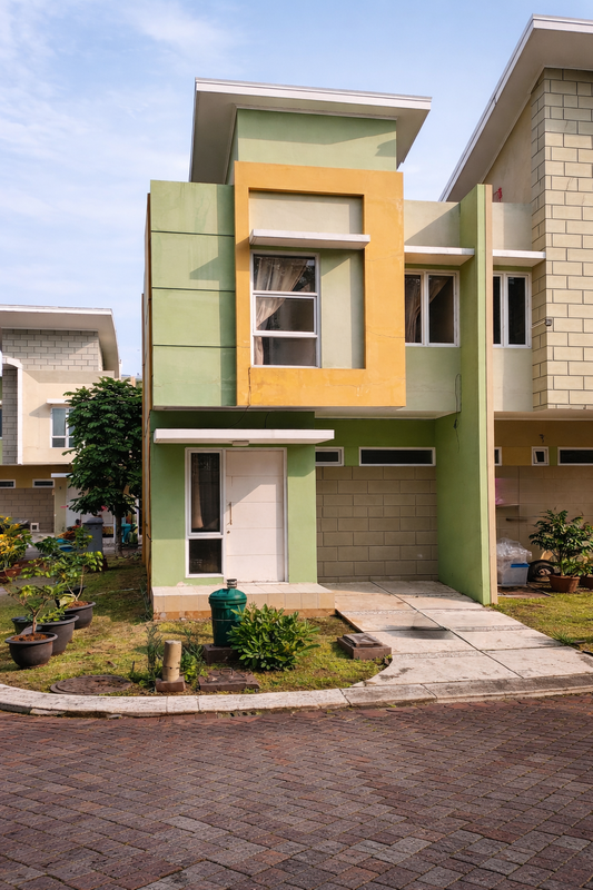 Rumah 2 lantai siap huni di Arcadia Village Gading Serpong