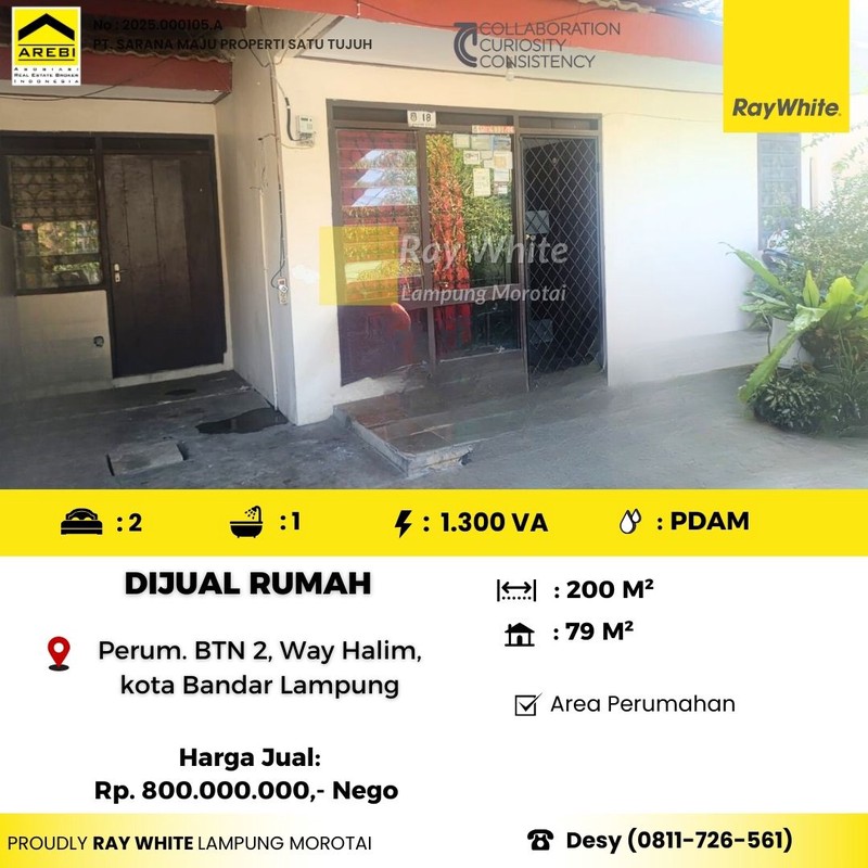 Rumah DisewaKan Cepat Daerah Way Halim