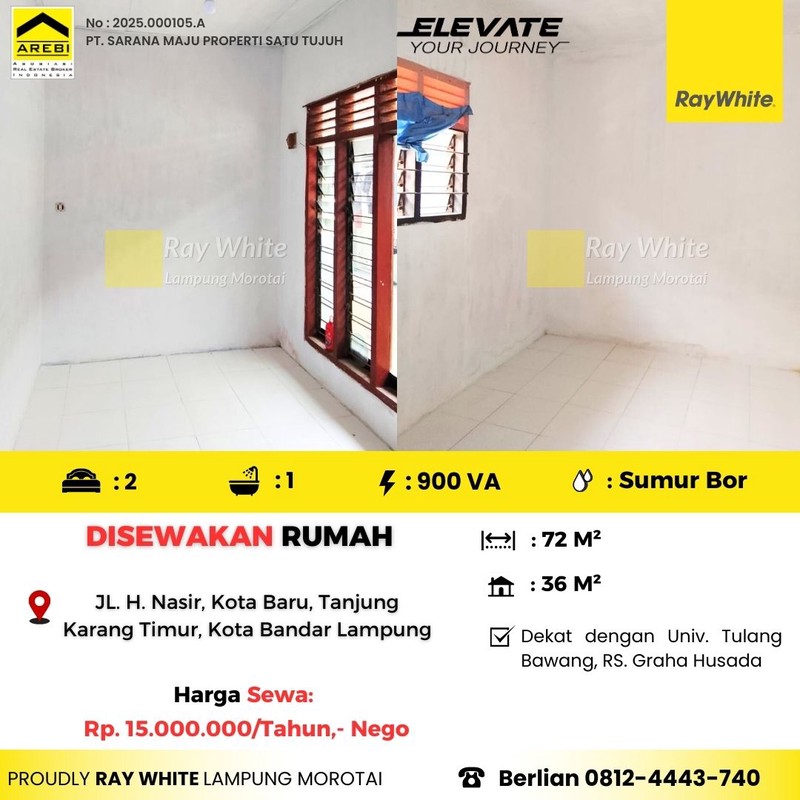 Rumah Sewa Tanjung Karang Timur