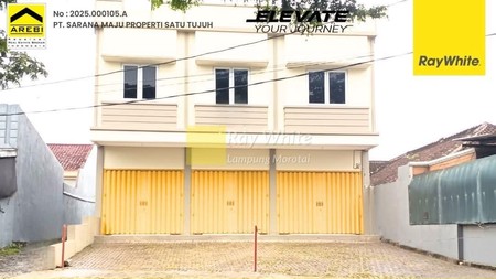 ruko sewa plong 3 unit di tanjung senang bandar lampung