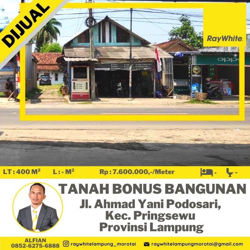 tanah dan bangunan murah pringsewu