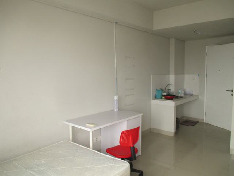 hanya 350jt ditengah kota dijual apartemen murah di beverly 90210 gading serpong type studio, strategis, siap huni