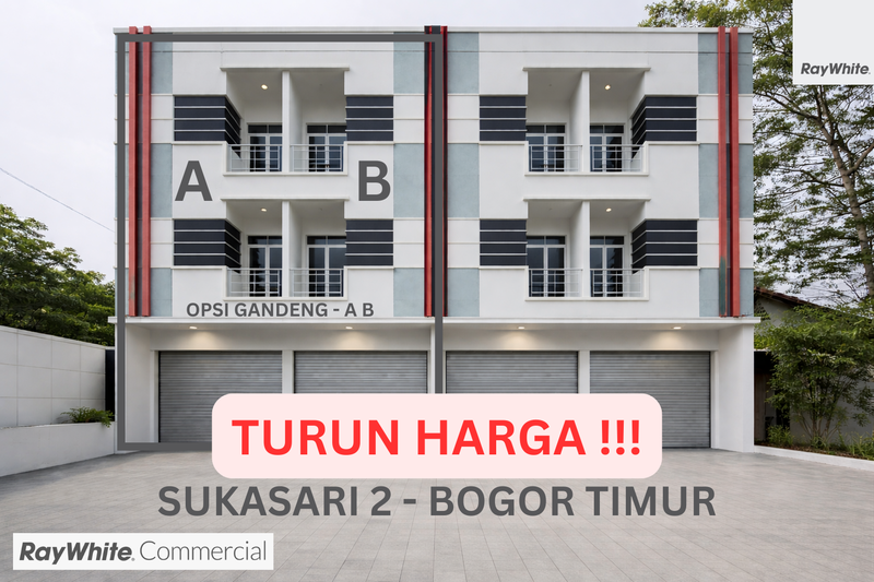 Ruko Gandeng Sukasari Bogor Timur Turun Harga