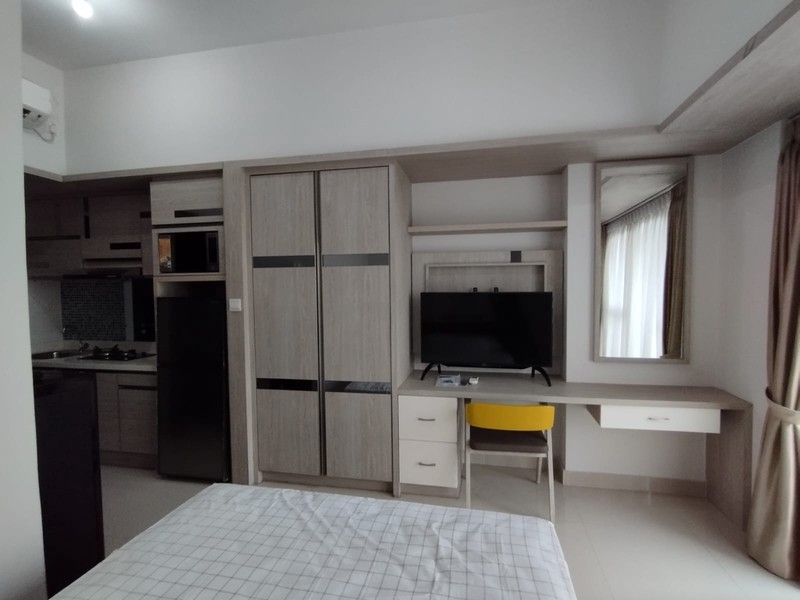 disewa apartemen casa de parco magnolia tower bsd city furnish type studio tinggal bawa koper siap huni