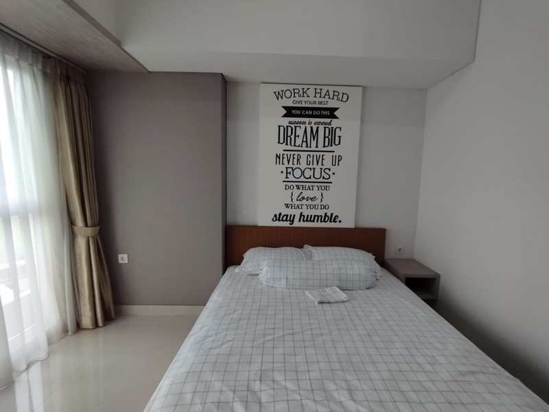 disewa apartemen casa de parco magnolia tower bsd city furnish type studio tinggal bawa koper siap huni