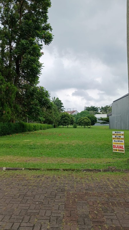 jual cepat tanah kavling area bsd city teras golf lokasi strategis tenga kota area asri bebas banjir good invest