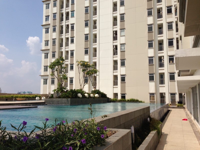 Apartemen Green Lake Sunter, North Park, hadap Selatan, view Danau, 36 m². brand new