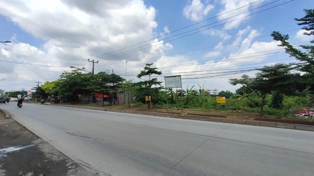 Lahan Komersil Siap Dikembangkan, Lokasi Strategis Jalan Utama Cibarusah Cikarang Bekasi Jawa Barat