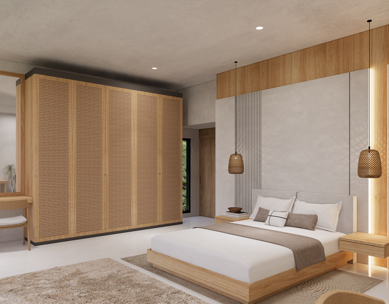 Leasehold for Sale - Brand new luxury tropical villa 2 bedrooms with open concept living area with roof and balcony in Pererenan - Bali