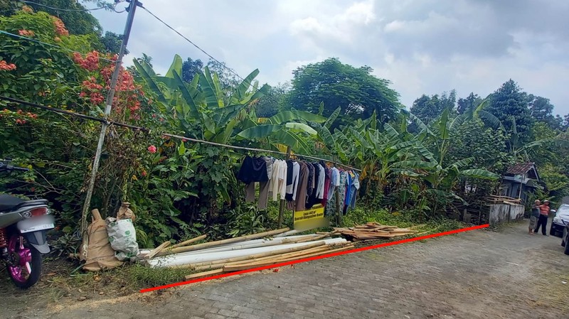 Tanah Pekarangan Strategis di Bangunjiwo, Hanya 200 Meter dari Jalan Raya, Kasihan Bantul