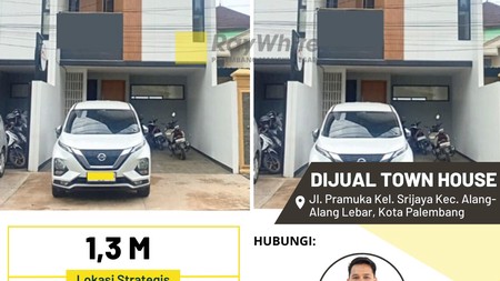 Dijual Town House Murah di Kota Palembang
