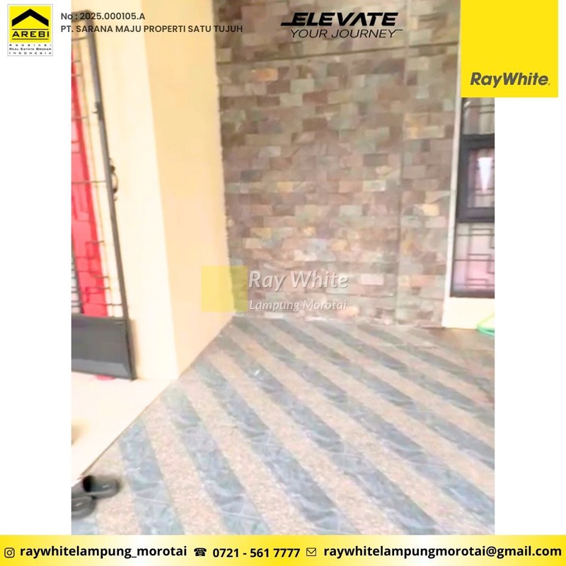 Disewakan rumah siap huni onegate di kemiling