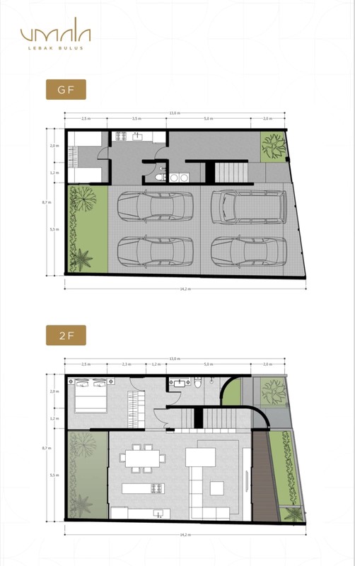 Rumah Baru Mewah dengan style Modern-Tropical di Lebak Bulus