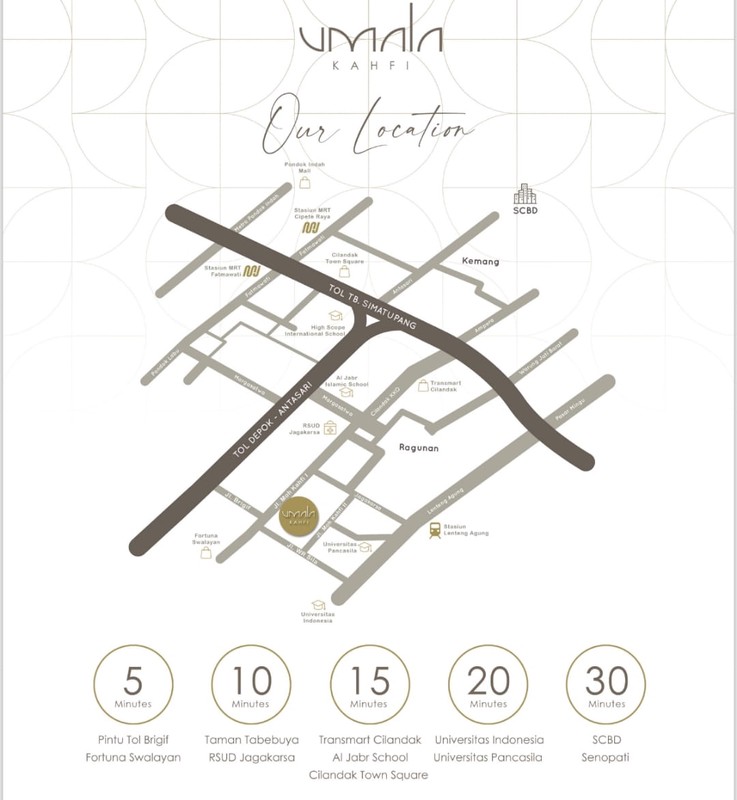 Rumah Baru Mewah dengan style Modern-Tropical di M. Kahfi 1, Jagakarsa