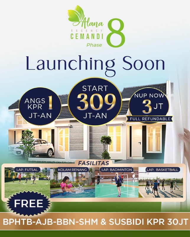 NEW LAUNCHING ALANA CEMANDI PHASE 8