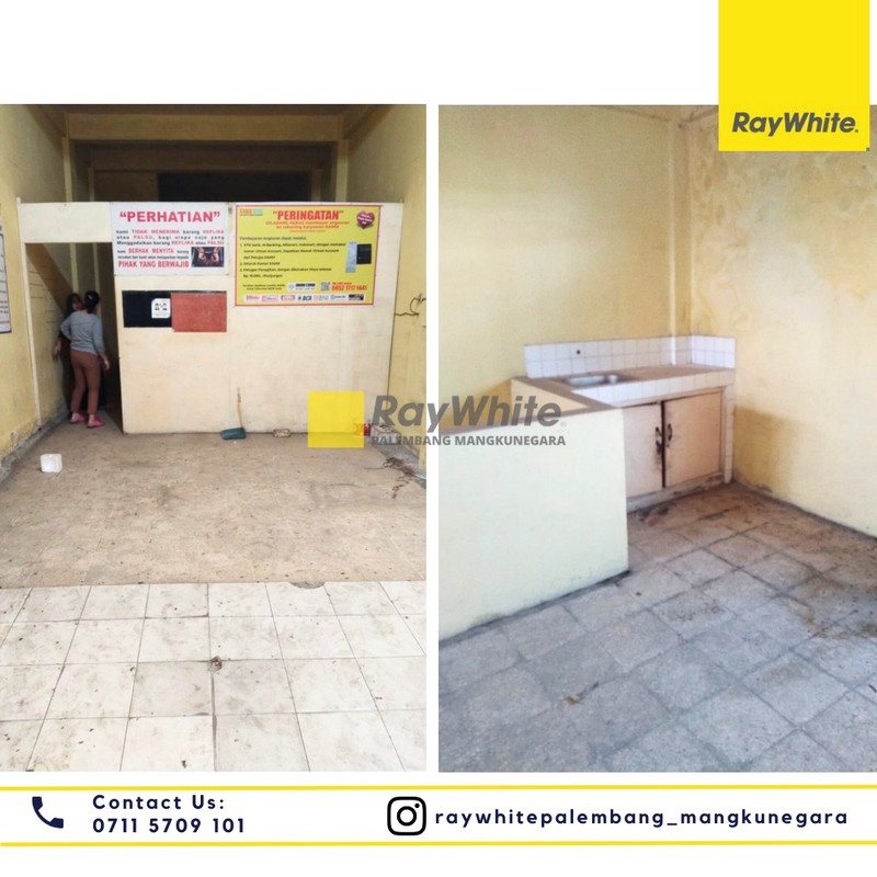 Disewakan Ruko 1 di Jl. D.I. Panjaitan Kel. Plaju Ilir Kec. Plaju, Kota Palembang