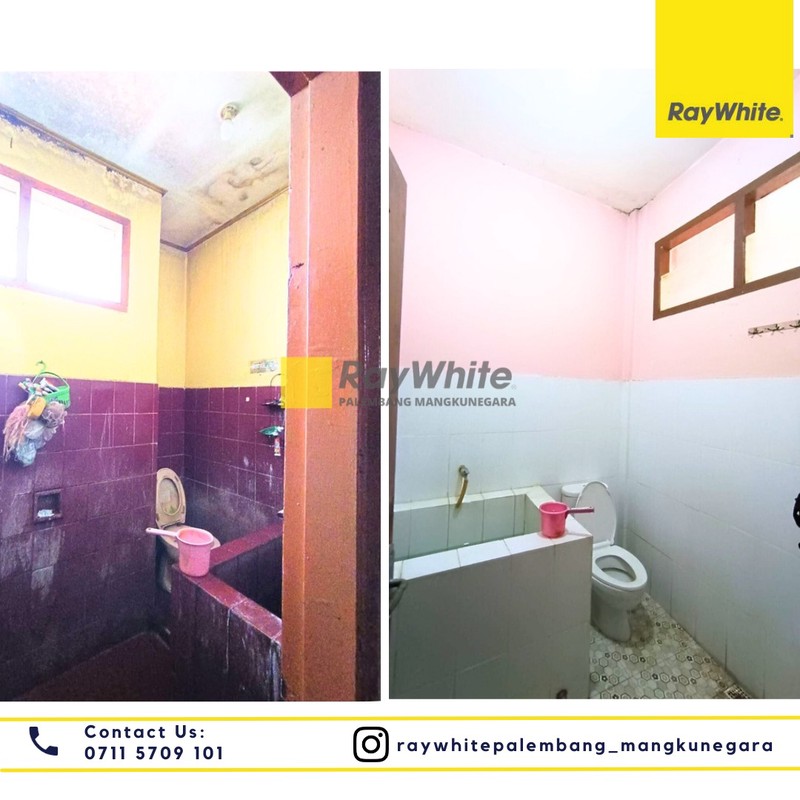 Dijual 2 Unit Rumah di Jl. Hang Tuah Kel. Talang Semut Kec. Bukit Kecil, Kota Palembang