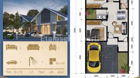 Dijual Rumah Maharaja Residence Menganti Gresik Tipe Malika
