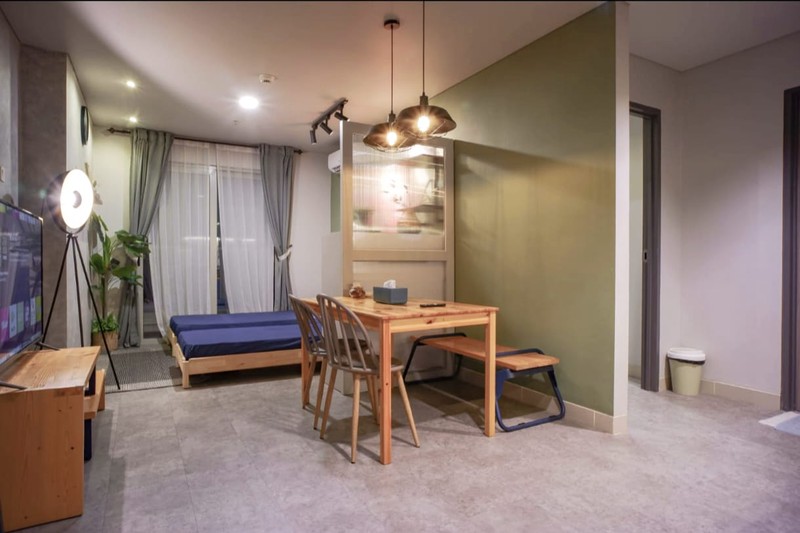 DISEWAKAN APARTEMEN PRAXIS TYPE 1 BEDROOM DELUXE 59 m2 SURABAYA PUSAT