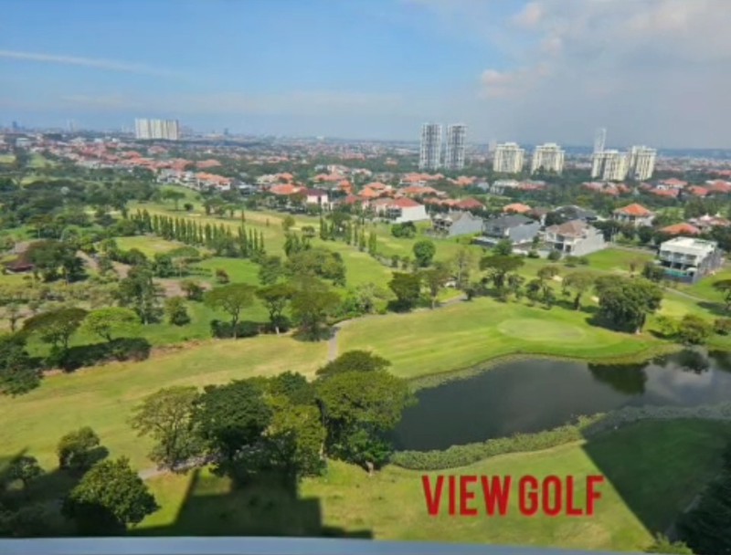 Dijual Apartemen Adhiwangsa Tipe 3+1Bedroom Full Furnished Tower F Lantai 18 View Wide Golf