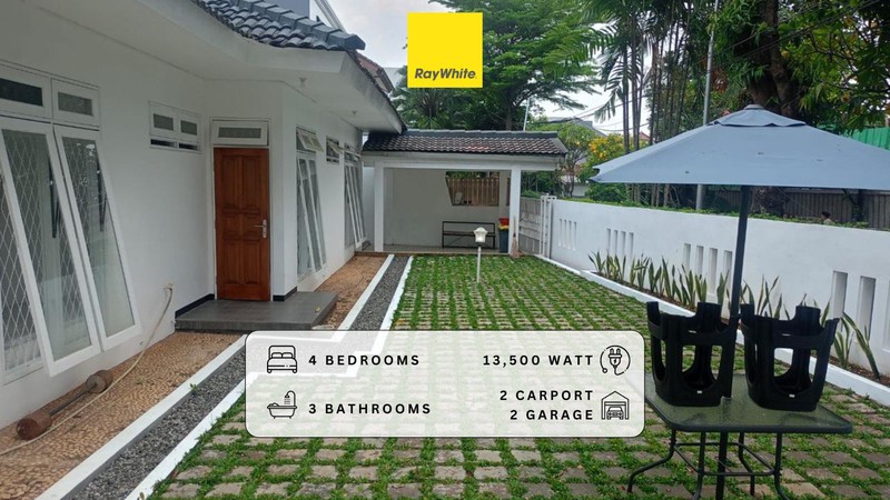 Disewa Rumah Newly Renovated Berlokasi Strategis di Pejaten dekat Mampang Jaksel