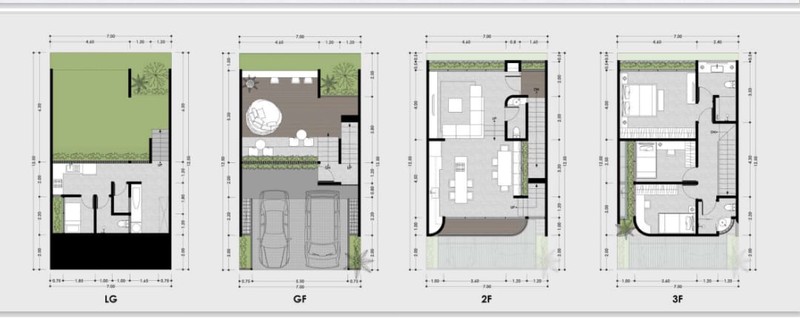 Rumah Baru Mewah dengan style Modern-Tropical di Andara