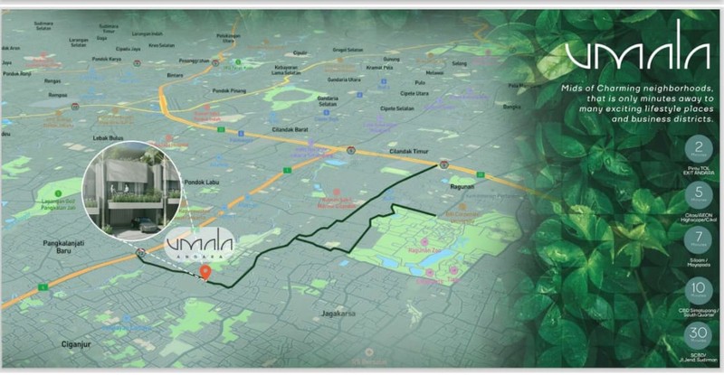 Rumah Baru Mewah dengan style Modern-Tropical di Andara