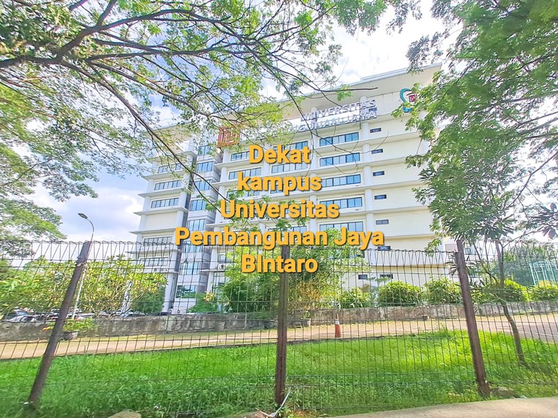 Tanah 1500m2 di Serua Indah Ciputat TangSel, akses mudah Bintaro