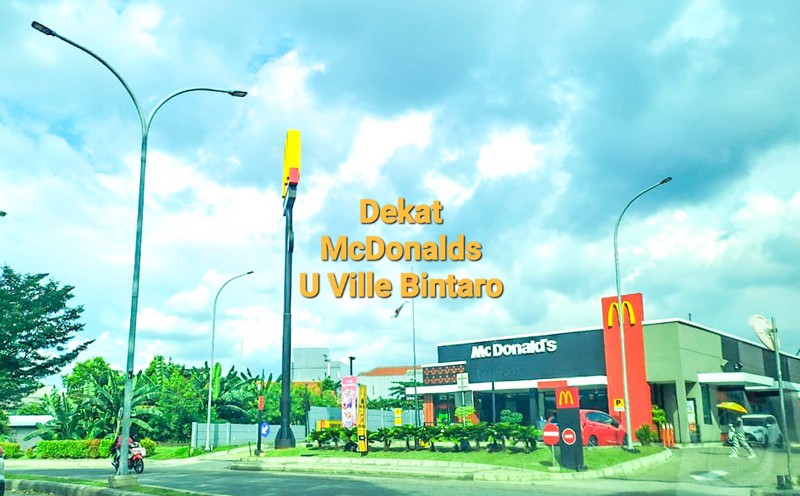 Tanah 1500m2 di Serua Indah Ciputat TangSel, akses mudah Bintaro