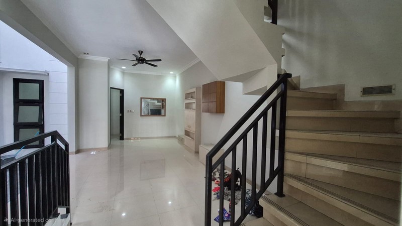 RUMAH SEWA TEBET BARAT - AKSES 3 MOBIL - 4+1 KT - 250 m² BANGUNAN