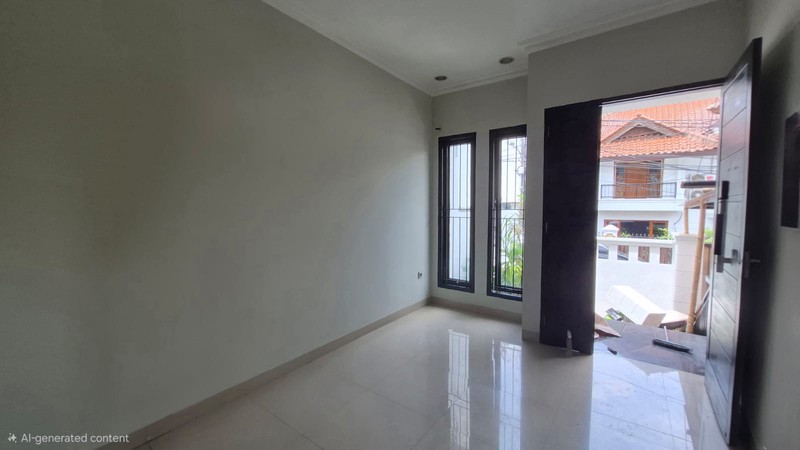 RUMAH SEWA TEBET BARAT - AKSES 3 MOBIL - 4+1 KT - 250 m² BANGUNAN