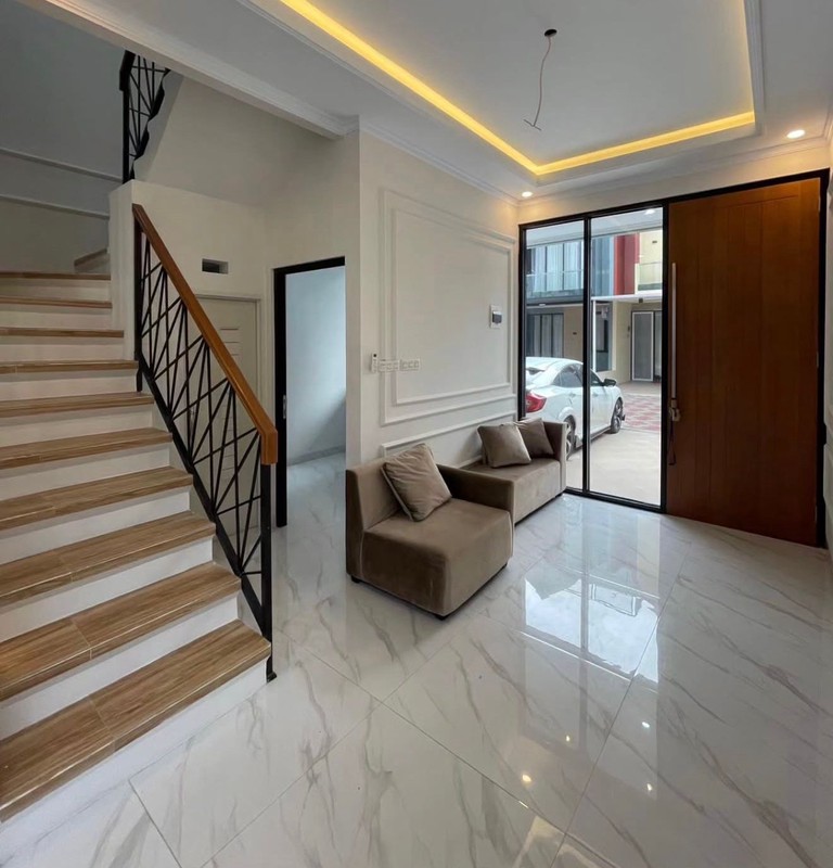 Rumah Modern Scandinavian di Jagakarsa, Siap Huni Ada Private Pool