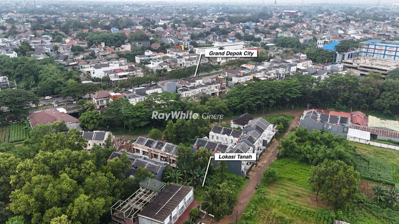 Tanah Luas 380m2 di Lingkungan Nyaman & Strategis Grand Depok City