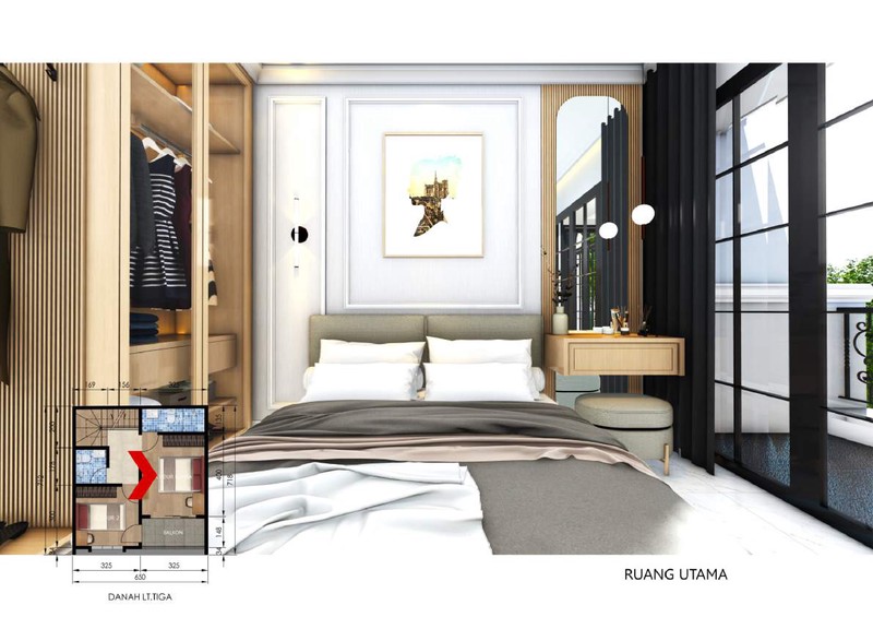 Cilandak Rumah Brand New 3 Lantai Dekat ke Citos